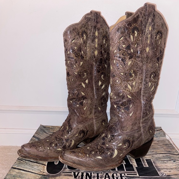 CORRAL WOMEN'S Vintage WESTERN BOOTS - Picture 9 of 10